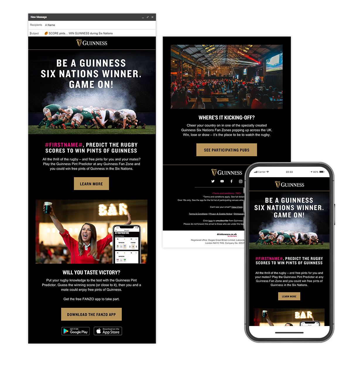 Guinness Six Nations Rugby email